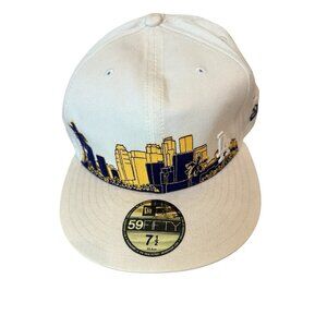 Los Angeles Dodgers City Deep Skyline Era MLB Baseball Fitted 7 1/2 Cap Hat